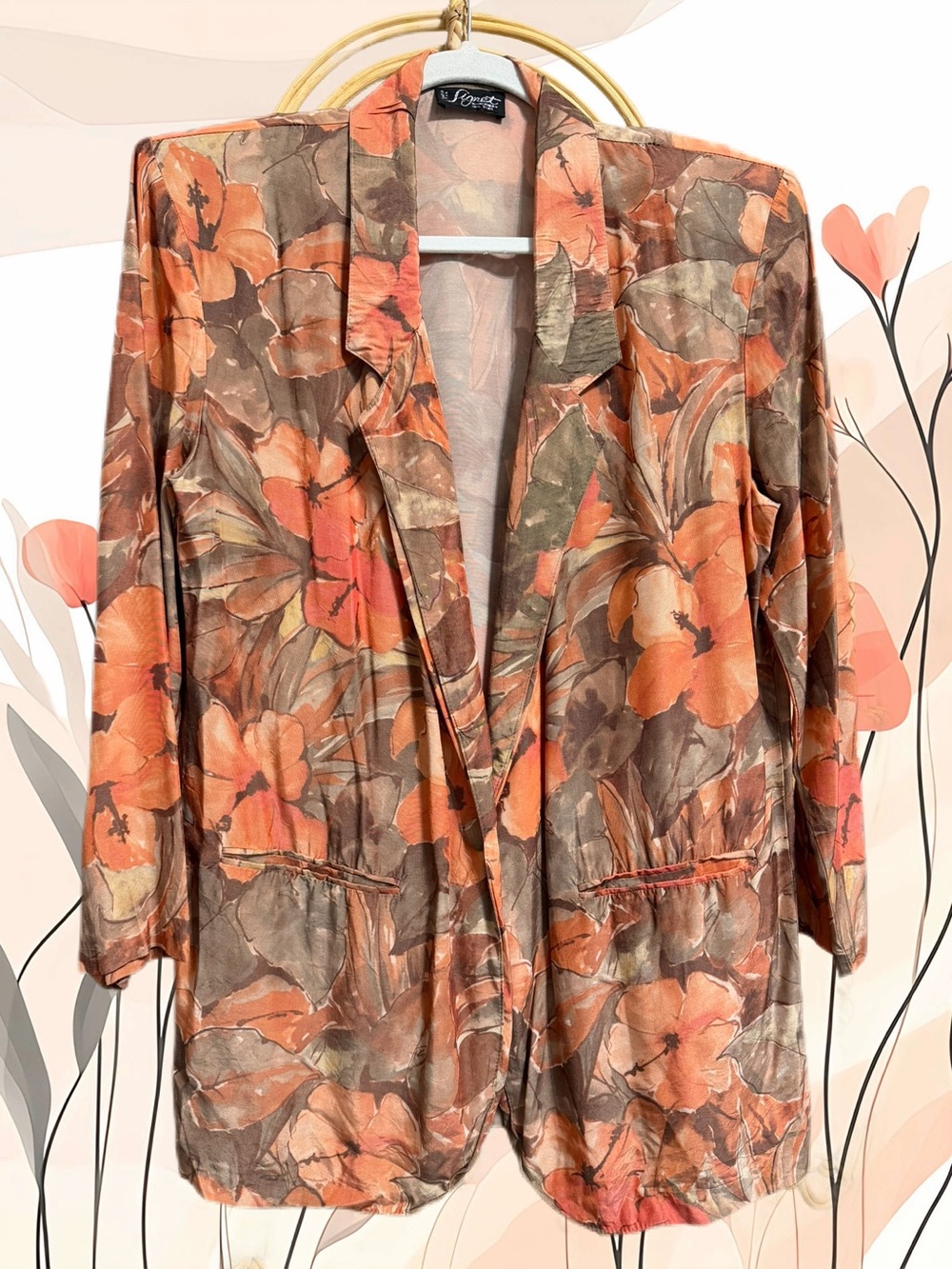 VTG SIGNET SPORTSWEAR | Floral Blazer Jacket
